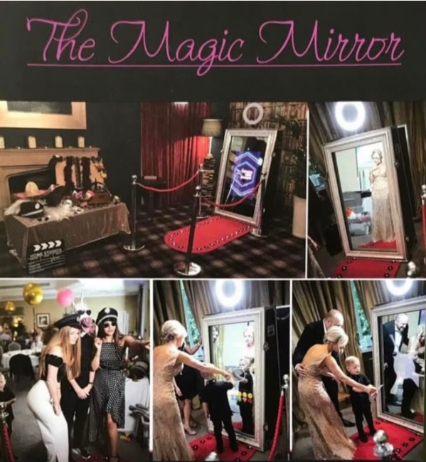 Magic mirror photo collage